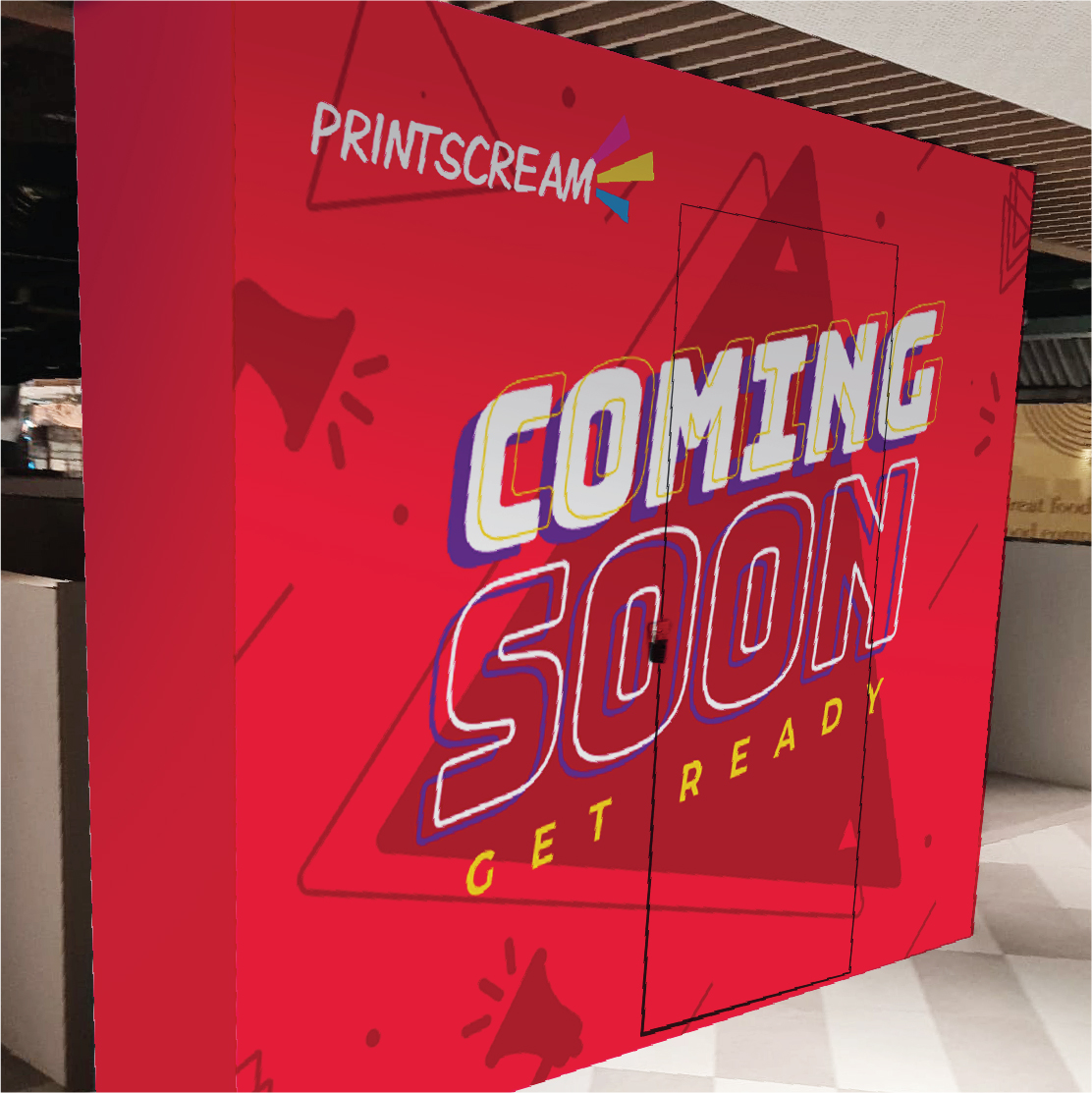 Sticker For Hoarding Printscream