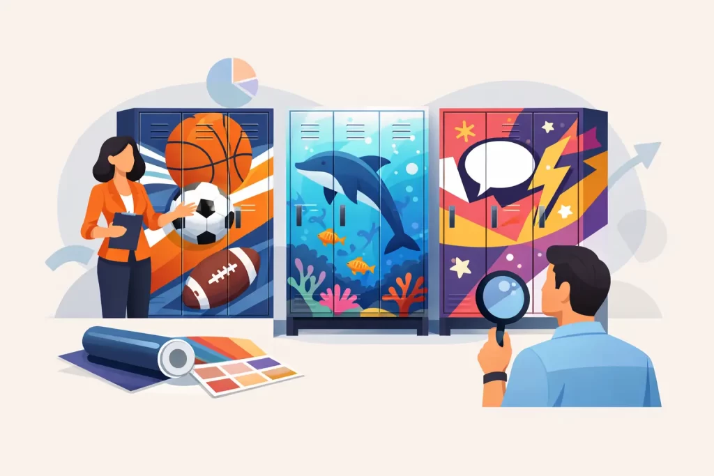 Locker Wrap and Vending machine (Promotional or branding)