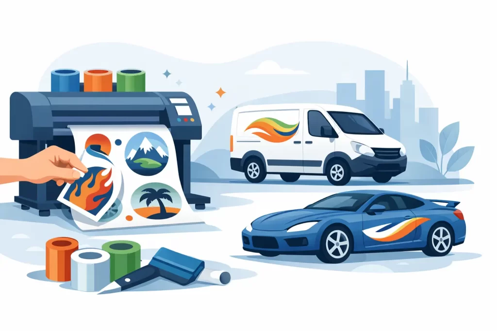Vehicle Sticker Printing Service That Works